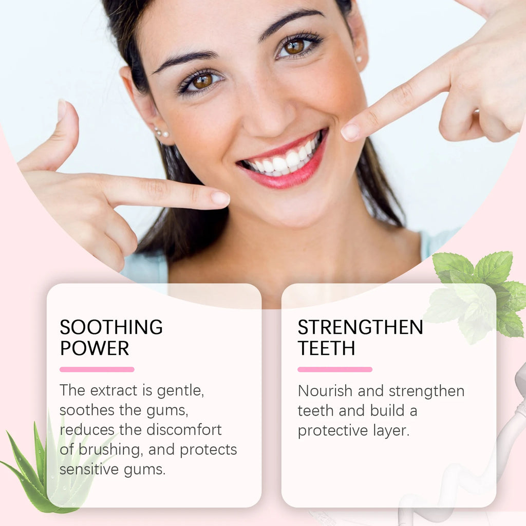 Dentifrice Oralhoe au Niacinamide 100g - Blanchiment des Dents, Anti-Plaque et Haleine Fraîche Menthe