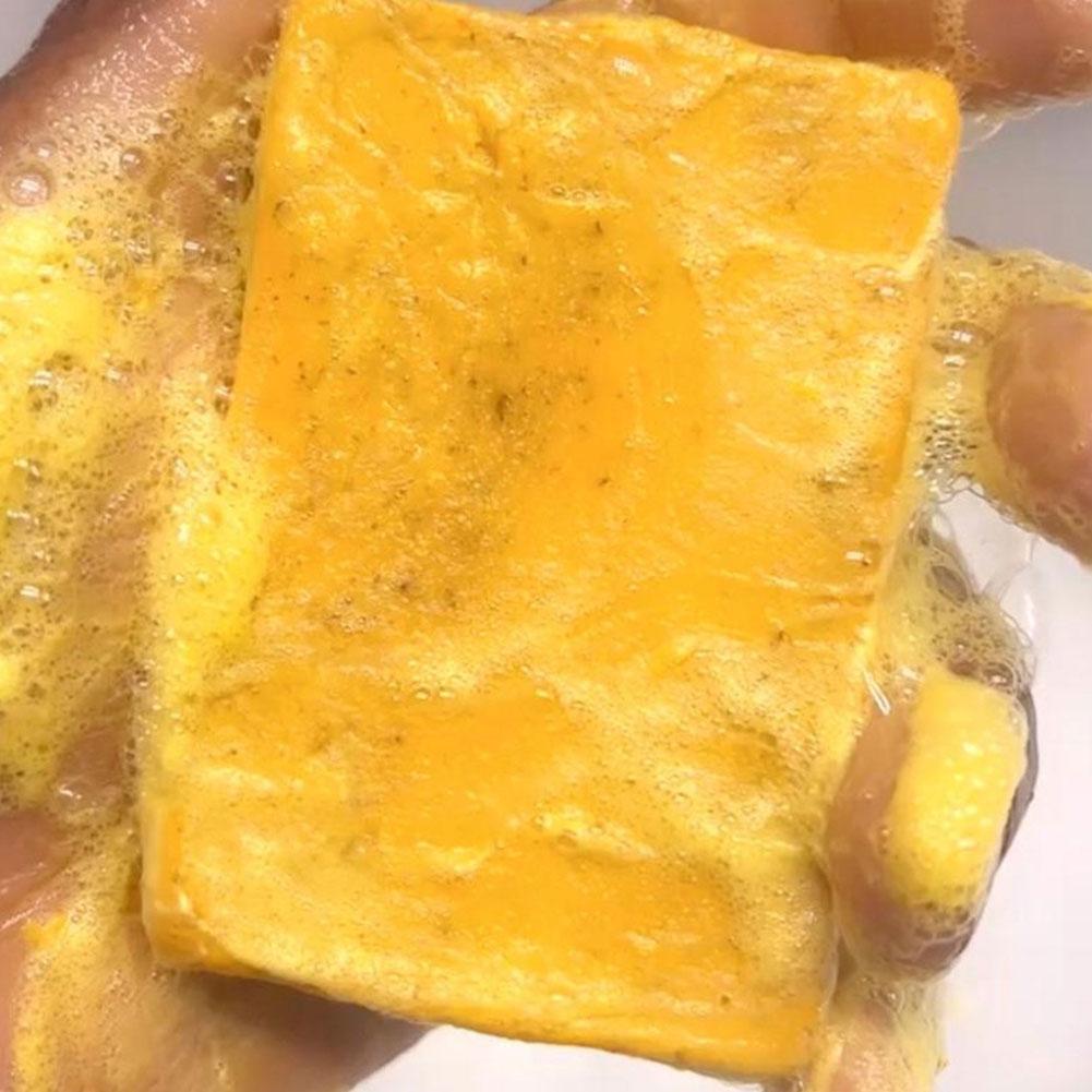 Savon Artisanal 100g Curcuma Citron Acide Kojique - Nettoyage Profond Visage Corps