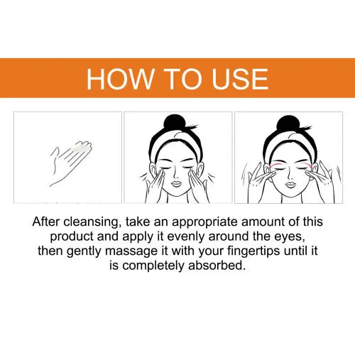 EELHOE Curcuma Crème pour les yeux Curcuma Vitamine C Crème hydratante pour les yeux pour réduire les lignes des yeux et soin de la peau.