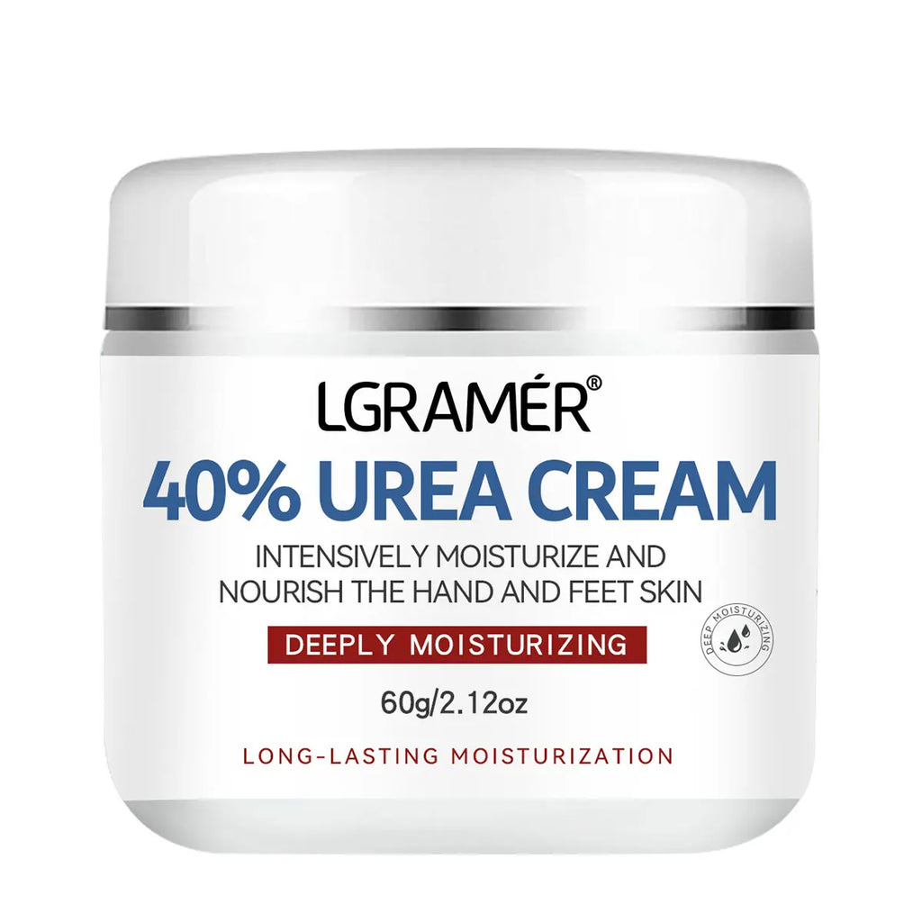 Crème à l'Urée 40% Hydratante Mains et Pieds Élimine Peaux Mortes Répare Peau Sèche et Gercée