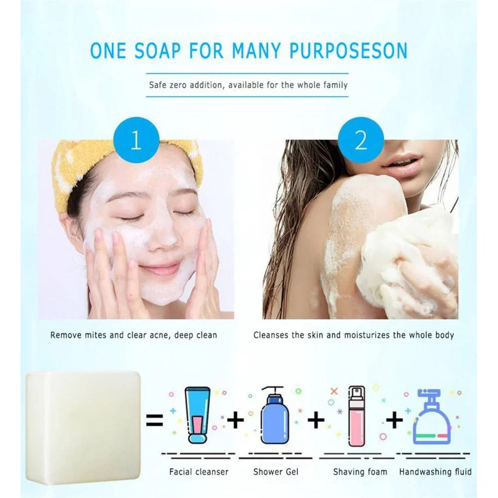 Savon Artisanal 100g Sel Mer Lait Chèvre - Mousse Riche Douce Naturel Huile Essentielle