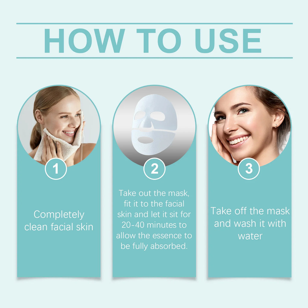 Masque Anti-Âge Collagène & Acide Hyaluronique