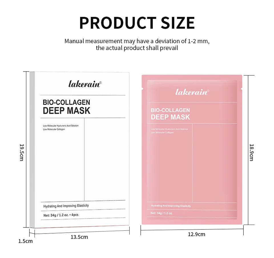 Masque Hydrogel Bio-Collagène - Hydratation Profonde Nuit - Raffermissant Anti-Âge