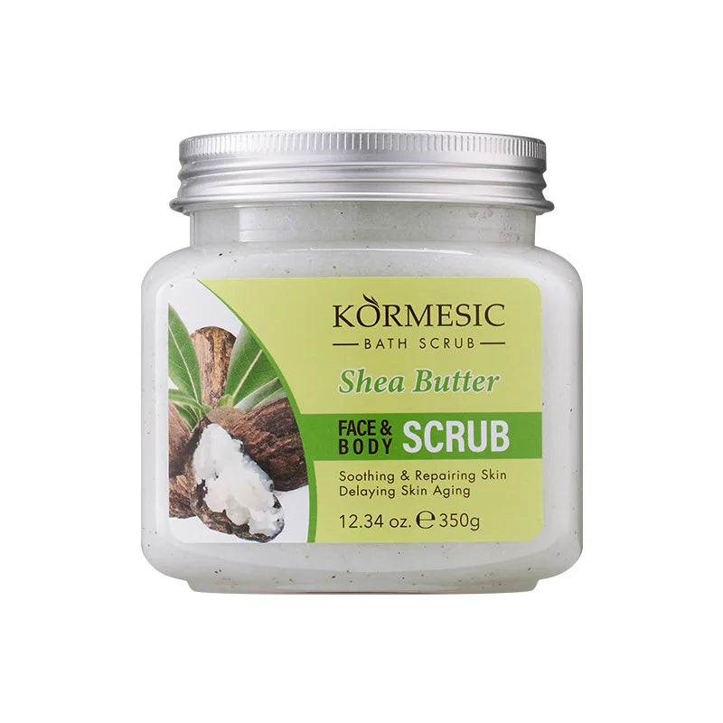 KORMESIC Crème de gommage corporel au curcuma Hydratant pour le visage Lait nettoyant en profondeur Rose Douce exfoliation du visage tendre Produit de soins de la peau