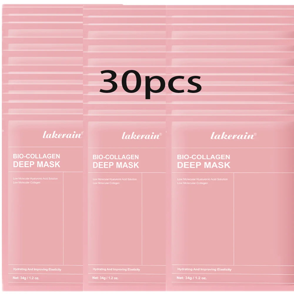 Masque Hydrogel Bio-Collagène - Hydratation Profonde Nuit - Raffermissant Anti-Âge