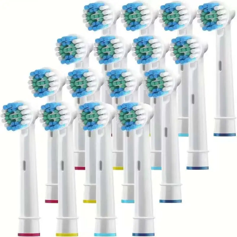 Têtes de Brosse à Dents de Remplacement Compatible Oral-B Braun - Lot de 4/12/16/20 Pièces Professionnelles