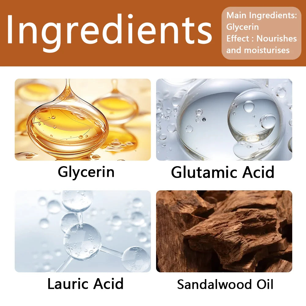 Savon Artisanal Éclaircissant Bois Santal - Nettoyage Profond Hydratant Huile Essentielle Doux