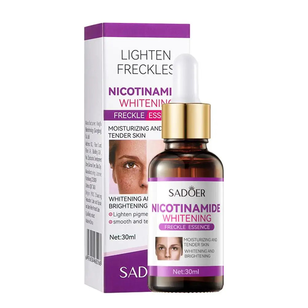 Sérum pour le visage à la nicotineamide Extrait de nicotinamide Essence faciale Liquide Hydratant Rafraîchir le visage Rétrécir les pores Toner Soins de la peau