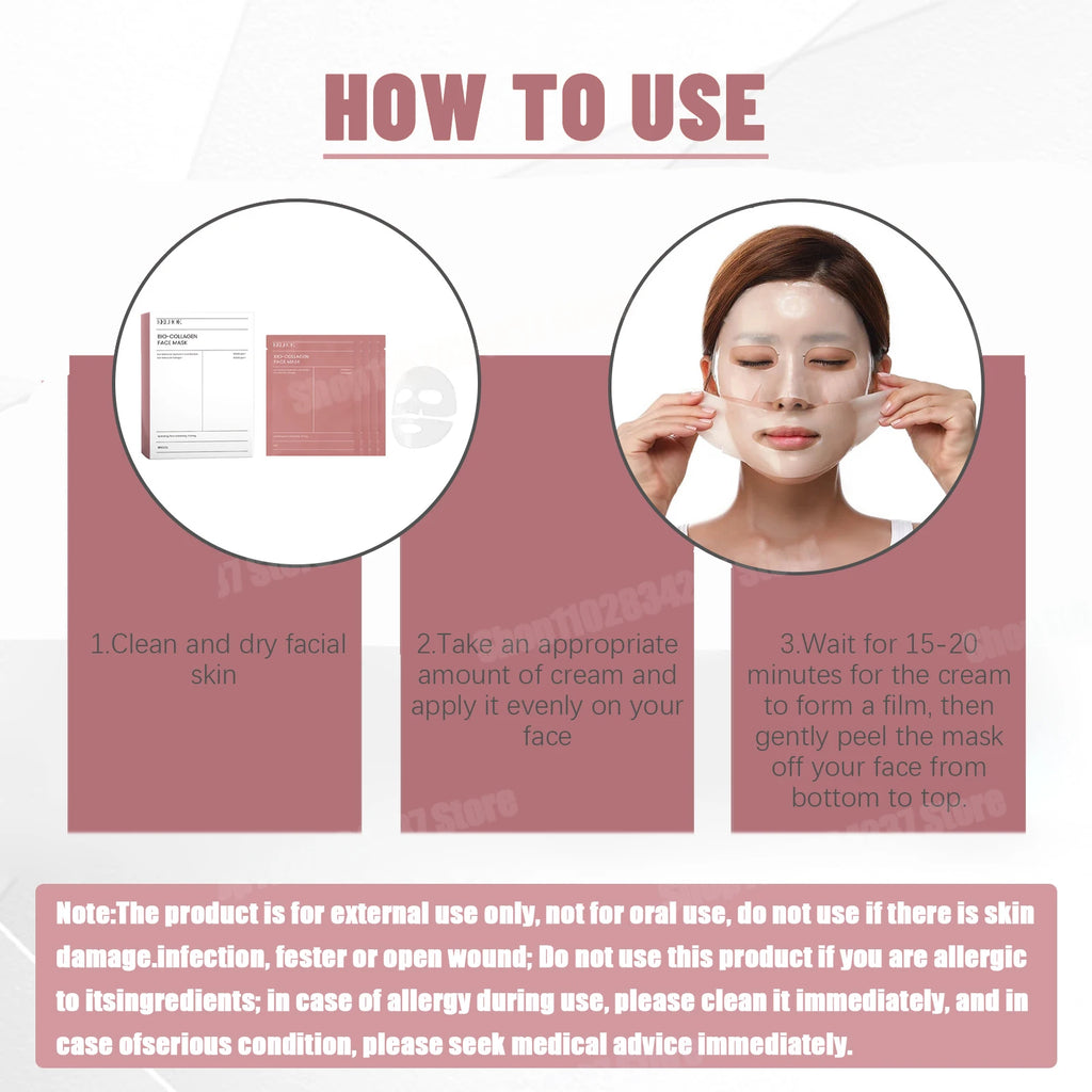 Masque Visage Bio-Collagène Hydratant Nuit