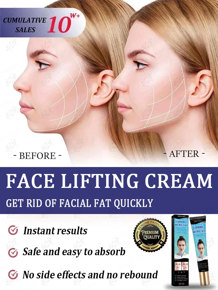 Crème V-Shape Liftante - Redessine l'Ovale du Visage