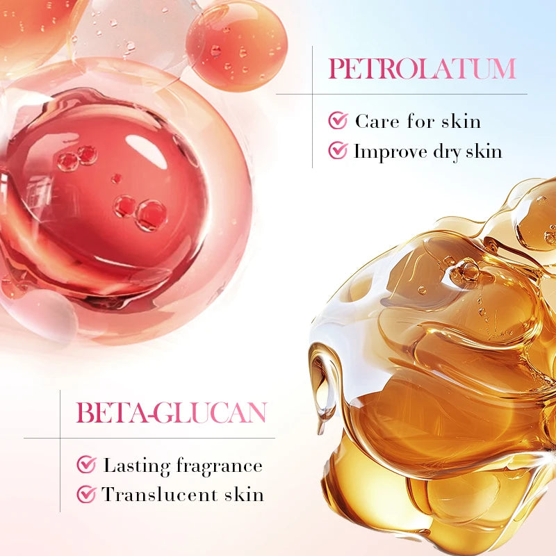 Lotion Corps Fleur de Cerisier Hydratante Éclat Cristallin Brillance Parfum Cerisier Hydratation Profonde