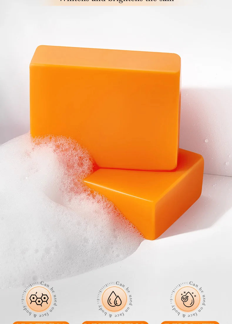 Savon Artisanal Éclaircissant Acide Kojique - Nettoyage Profond Hydratant Huile Essentielle Doux