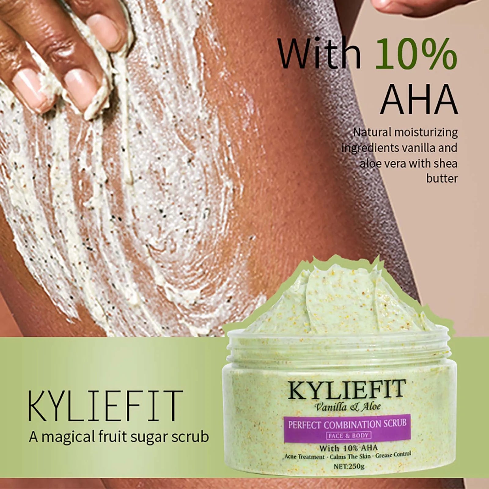 KYLIEFIT-Ensemble de gIslande biologique de qualité supérieure, visage, corps, jambes, genoux, pieds, bras et mains, peau propre, taches SAP, hydratant