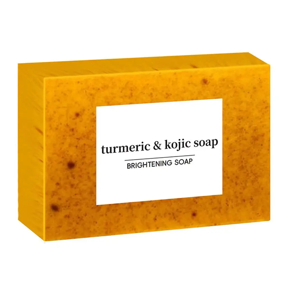100g de savon à la main au curcuma, savon à l’acide kojique au citron, savon pour la douche et le visage Nettoyage en profondeur pour les soins de la peau du visage et du corps