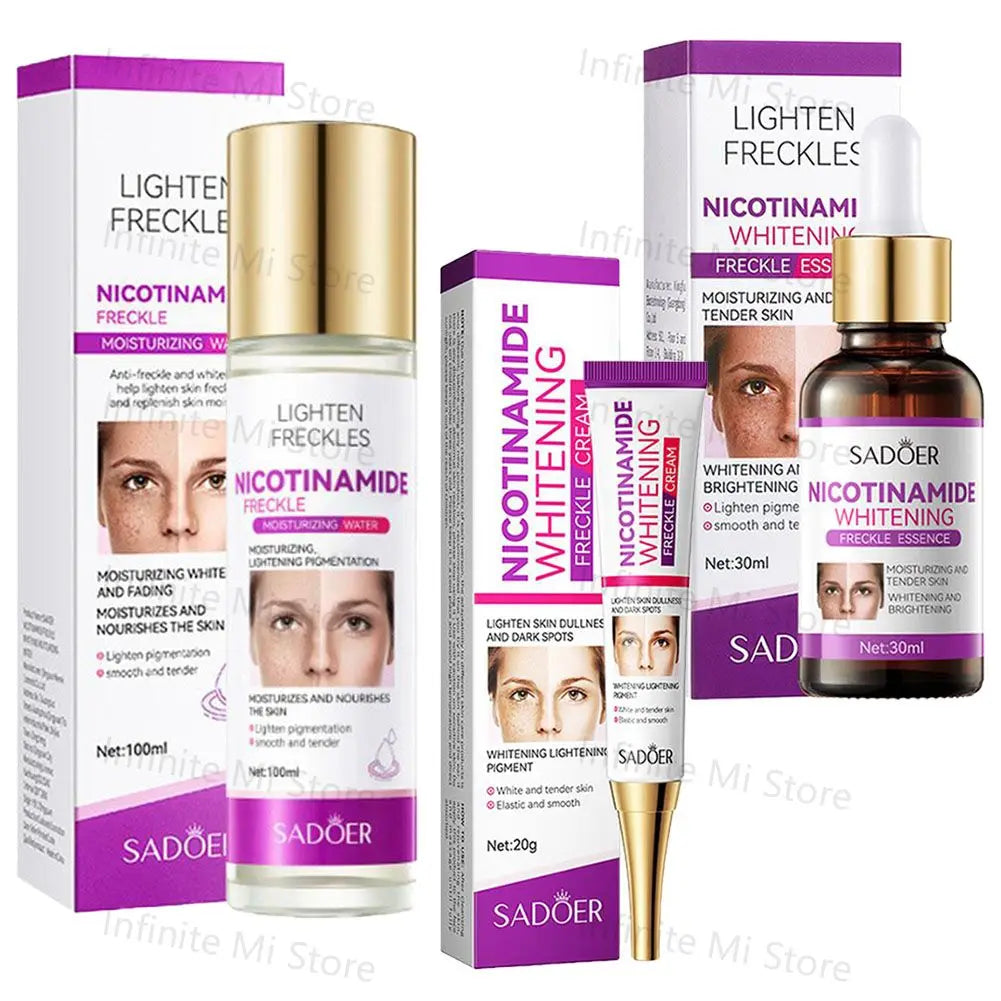 Sérum pour le visage à la nicotineamide Extrait de nicotinamide Essence faciale Liquide Hydratant Rafraîchir le visage Rétrécir les pores Toner Soins de la peau