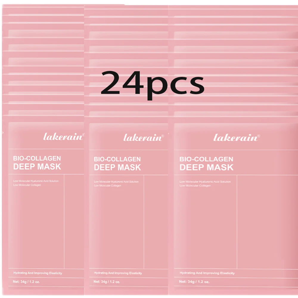 Masque Hydrogel Bio-Collagène - Hydratation Profonde Nuit - Raffermissant Anti-Âge