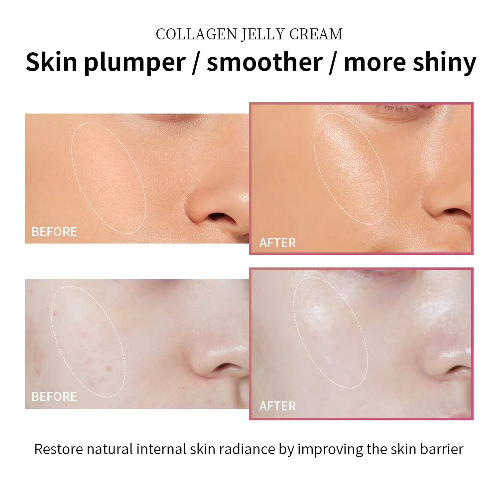 Crème Gelée Collagène Niacinamide - Hydratation Anti-Âge Raffermissant 100ml