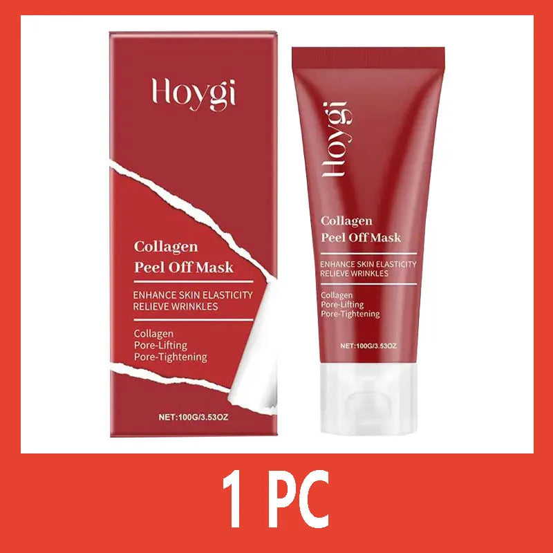 Masque Peel-Off au Collagène - Nettoyage Doux Hydratation Profonde 75ml/100g