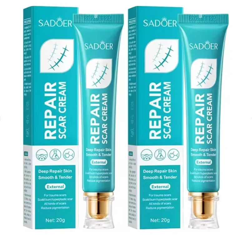 Crème Réparatrice Cicatrices et Brûlures - Hydratation Intense