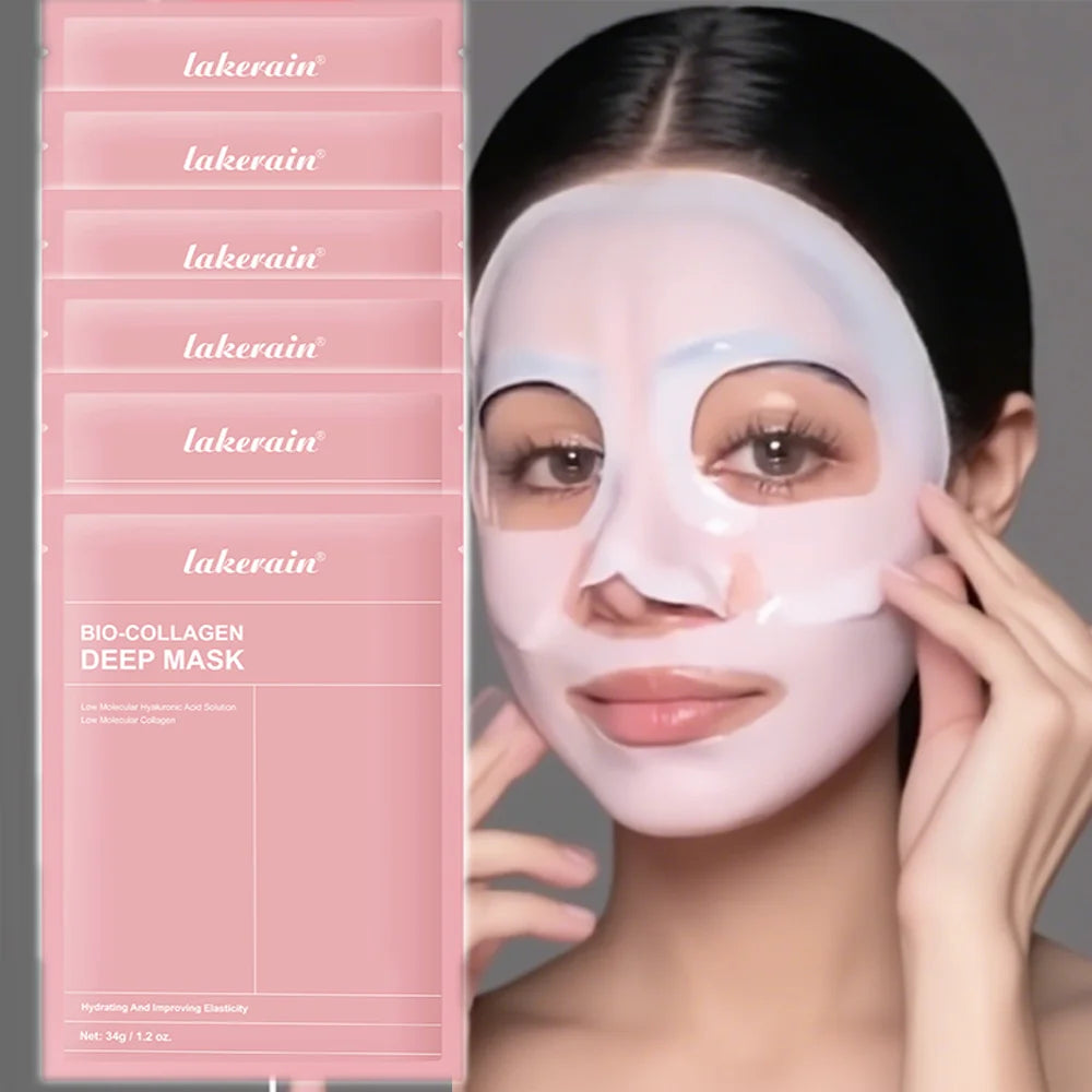 Masque Hydrogel Bio-Collagène - Hydratation Profonde Nuit - Raffermissant Anti-Âge