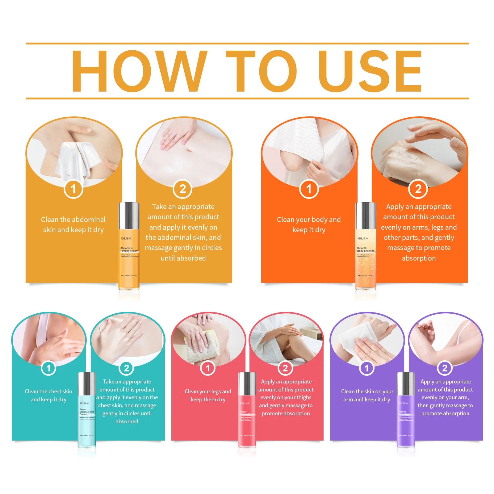 Sérum Raffermissant Corps à l'Acide Hyaluronique - Anti-Relâchement Multi-Zones