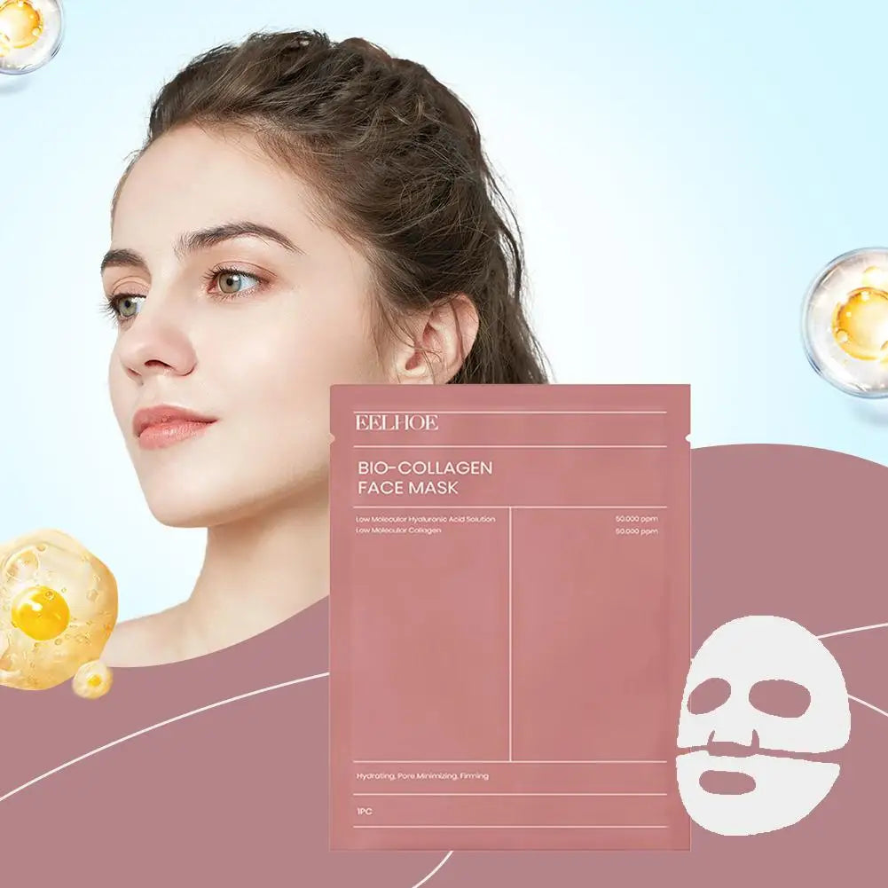 Masque Visage Bio Collagène - Resserrement Pores Hydratation Profonde Nuit