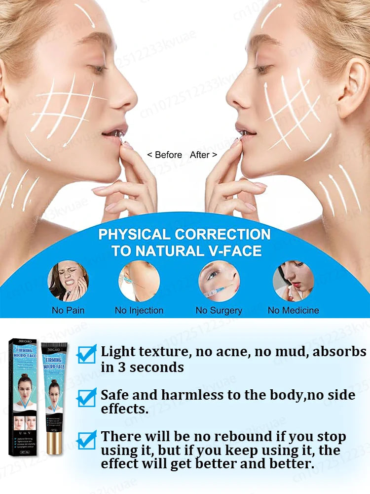 Crème V-Shape Liftante - Redessine l'Ovale du Visage