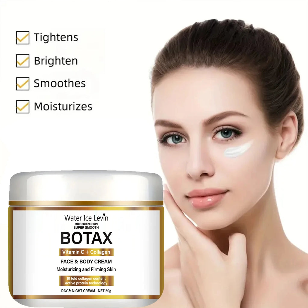 Crème Niacinamide Collagène - Raffermissante Hydratante Visage Jour Nuit Vitamine C Peau Sensible