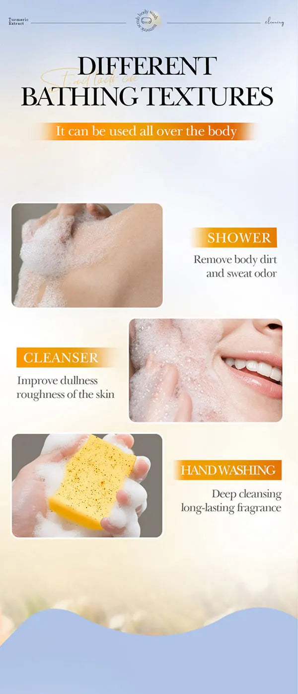 Savon à l’huile essentielle de citron à l’acide kojique, savon à particules givré, savon exfoliant physique fait à la main