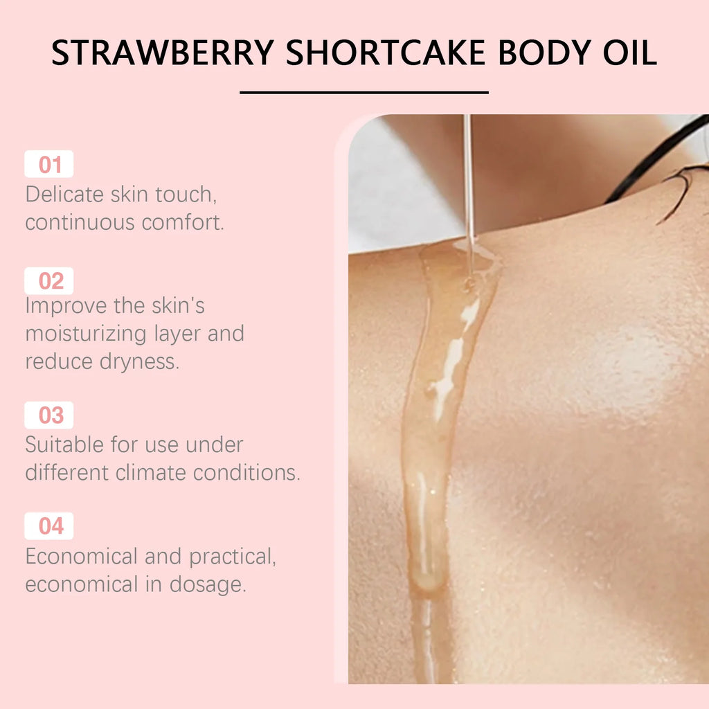 Huile Corporelle Vanille Chaude - Hydratante Nourrissante Anti-Sécheresse Spa