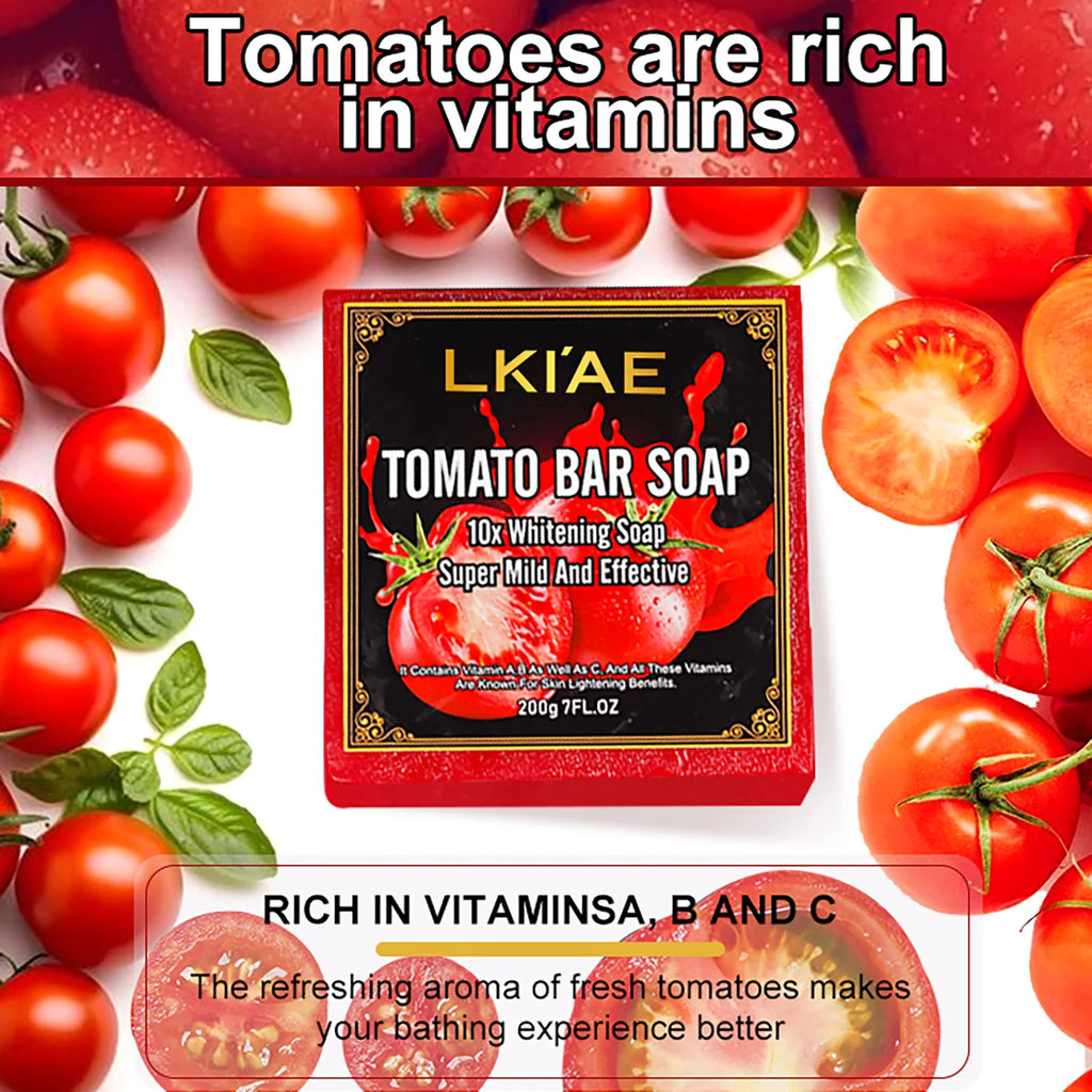 Savon Éclaircissant Tomate Bio - Unifie le Teint 200g