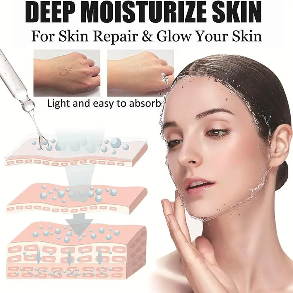 Sérum Visage Naturel - Hydratant Anti-Rides Réparateur Barrière Cutanée Apaisant