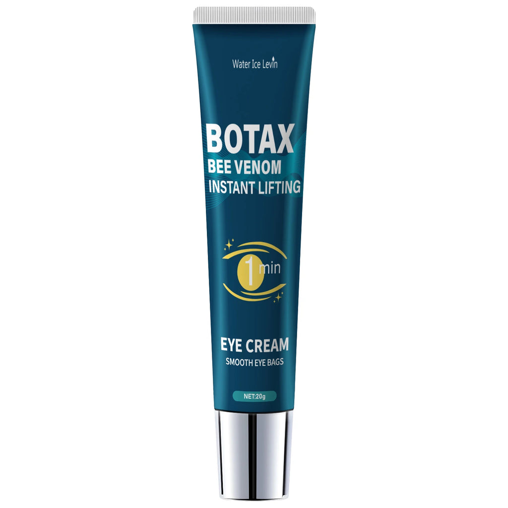 Gel raffermissant pour les yeux, estompe les ridules, contient de la caféine, du rétinol et de l’acide hyaluronique, hydrate et rafferrit la peau, sans alcool
