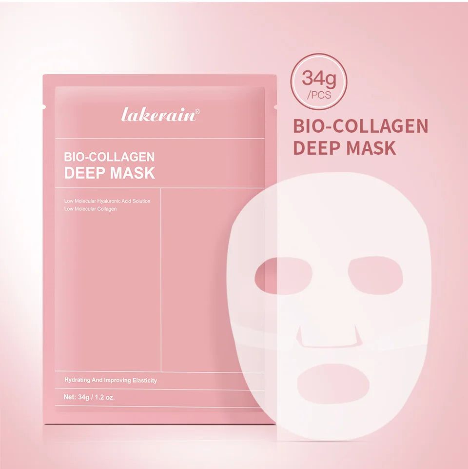 Masque Hydrogel Bio-Collagène - Hydratation Profonde Nuit - Raffermissant Anti-Âge