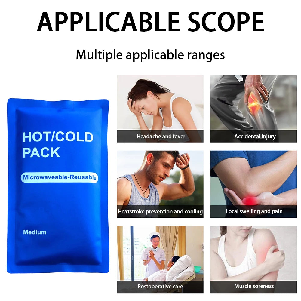 Portable Ice Pack Comfort Relief Pain Compress Cooling Ice Pack For Ankle Injury Foot Injury Knee Back Face Shoulder Hip Leg Arm