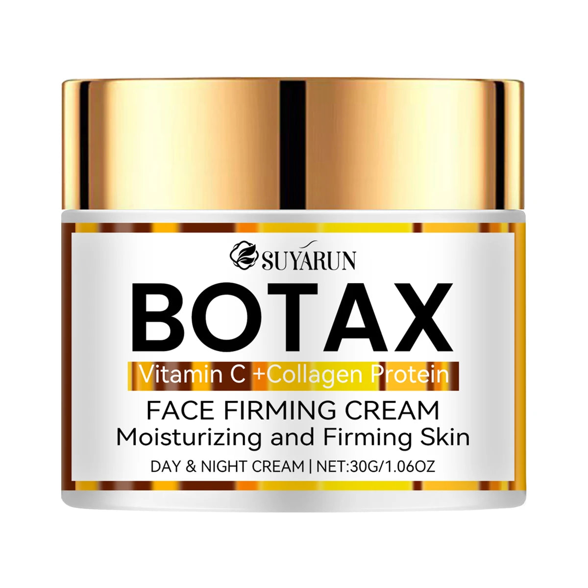 Crème visage anti-âge professionnelle Botax SUYARUN | Formule de réduction des rides et de resserrement de la peau | Ingrédients naturels.