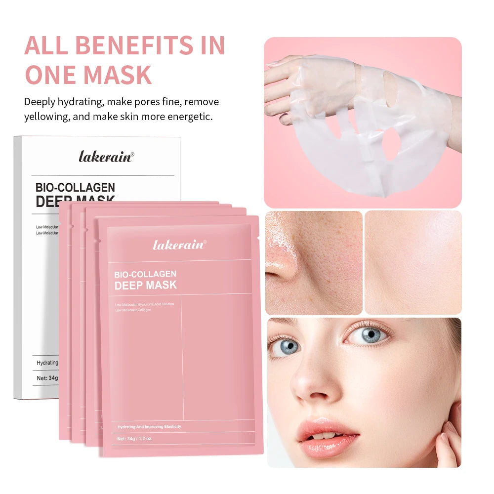 Masque Hydrogel Bio-Collagène Élasticité