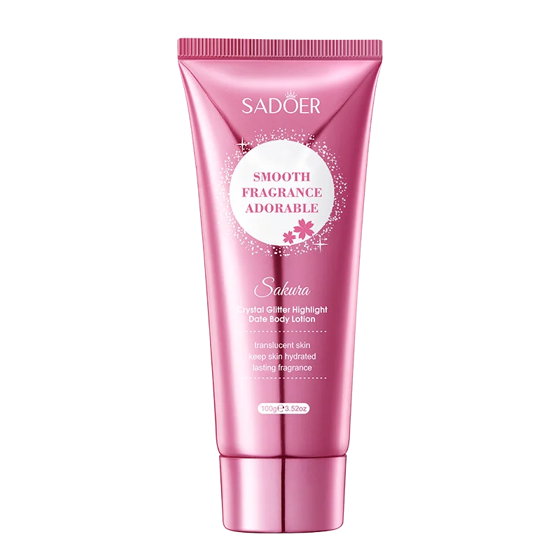 Lotion Corps Fleur de Cerisier Hydratante Éclat Cristallin Brillance Parfum Cerisier Hydratation Profonde