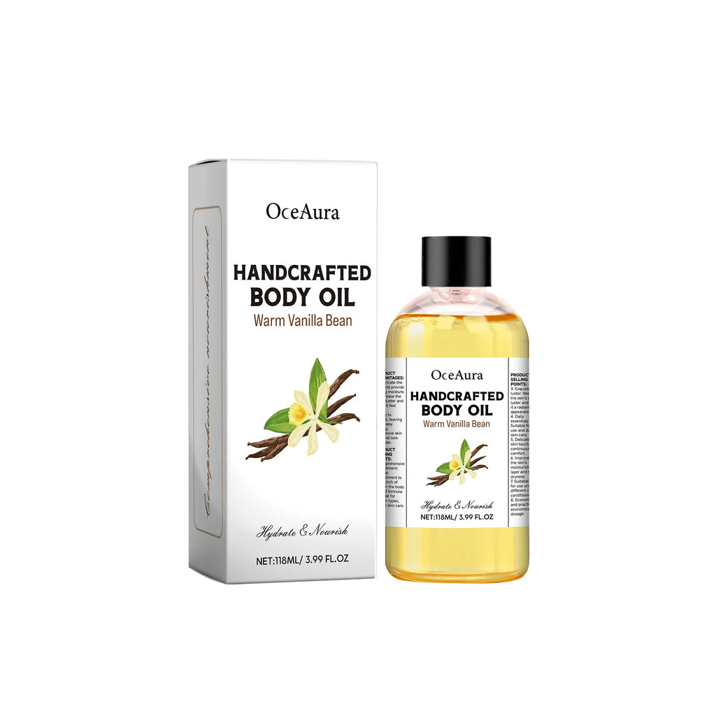 Huile Corporelle Vanille Chaude - Hydratante Nourrissante Anti-Sécheresse Spa