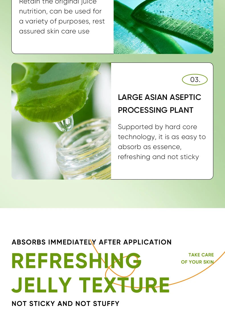 20pcs/box SADOER Aloe Vera Masques faciaux de sommeil Visage Hydratant Hydratant Blanchiment Anti-rides Masque Soins de la peau