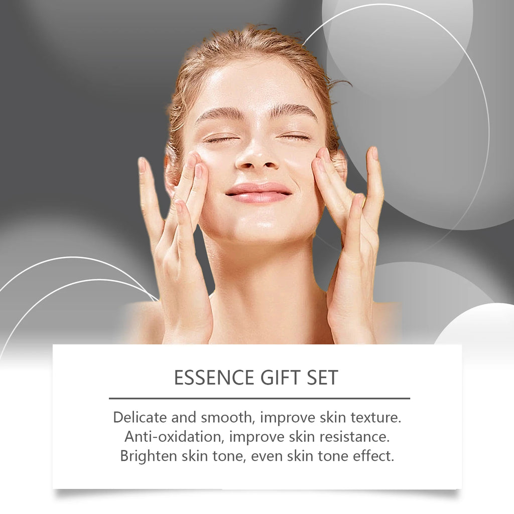 Coffret Cadeau Sérums Visage - Hydratant Anti-Rides Raffermissant Éclat