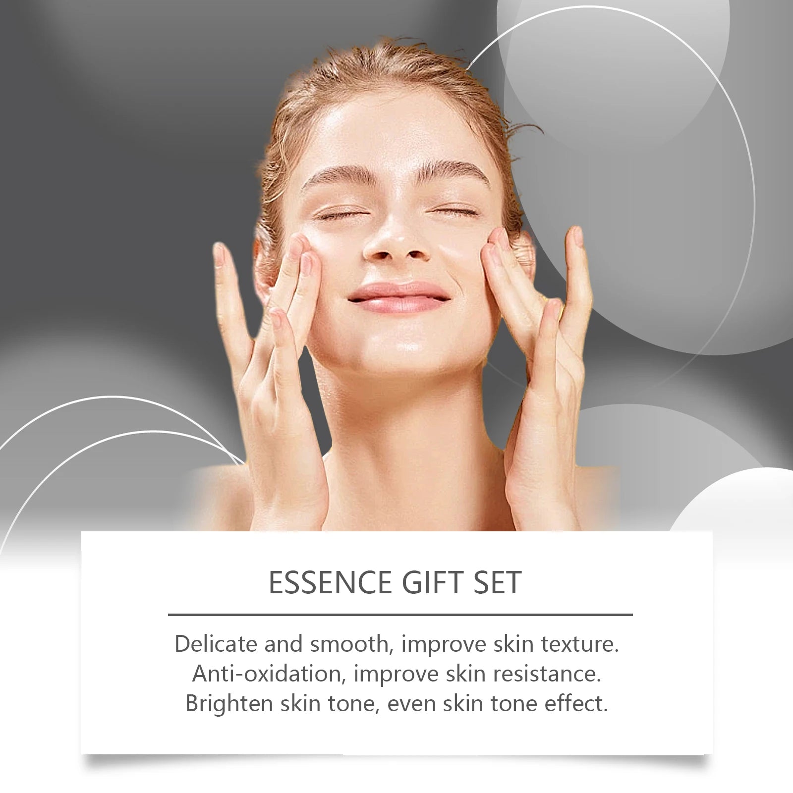 Coffret Cadeau Sérums Visage - Hydratant Anti-Rides Raffermissant Éclat