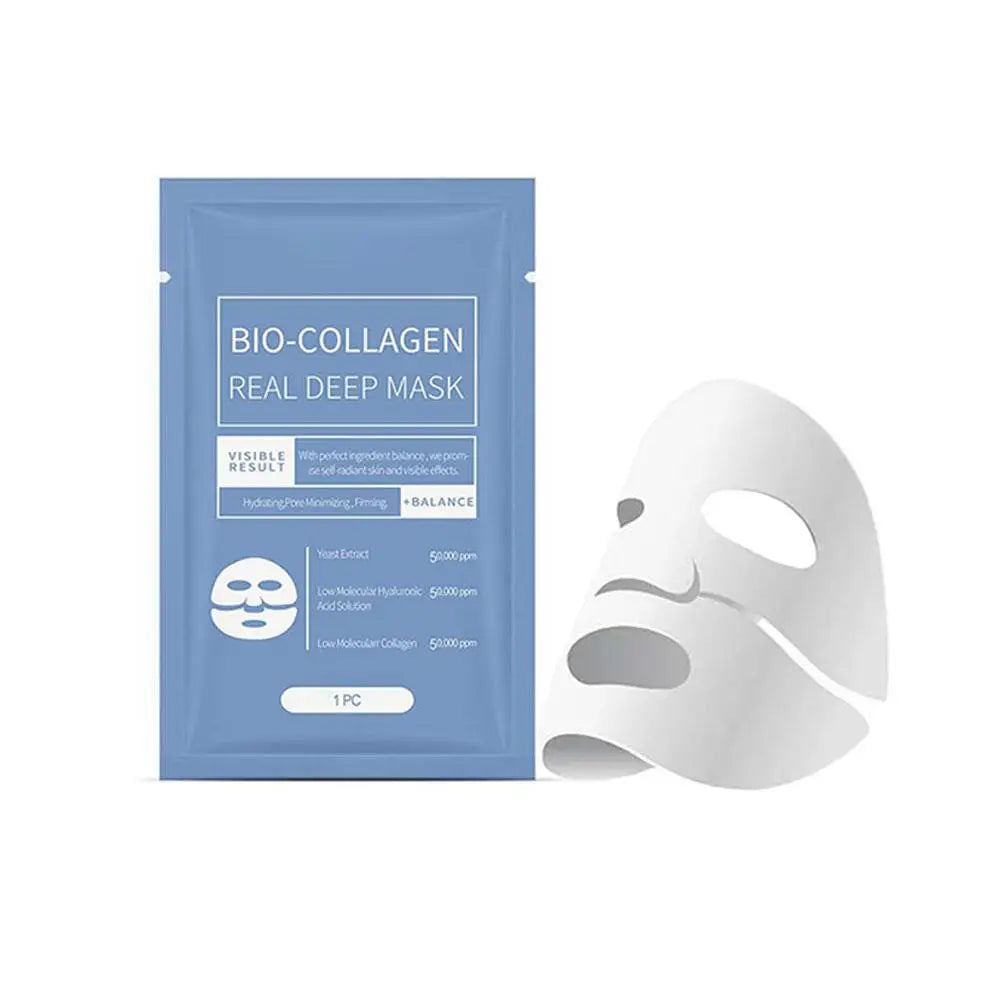 Masque Visage Bio Collagène - Resserrement Pores Hydratation Profonde Nuit