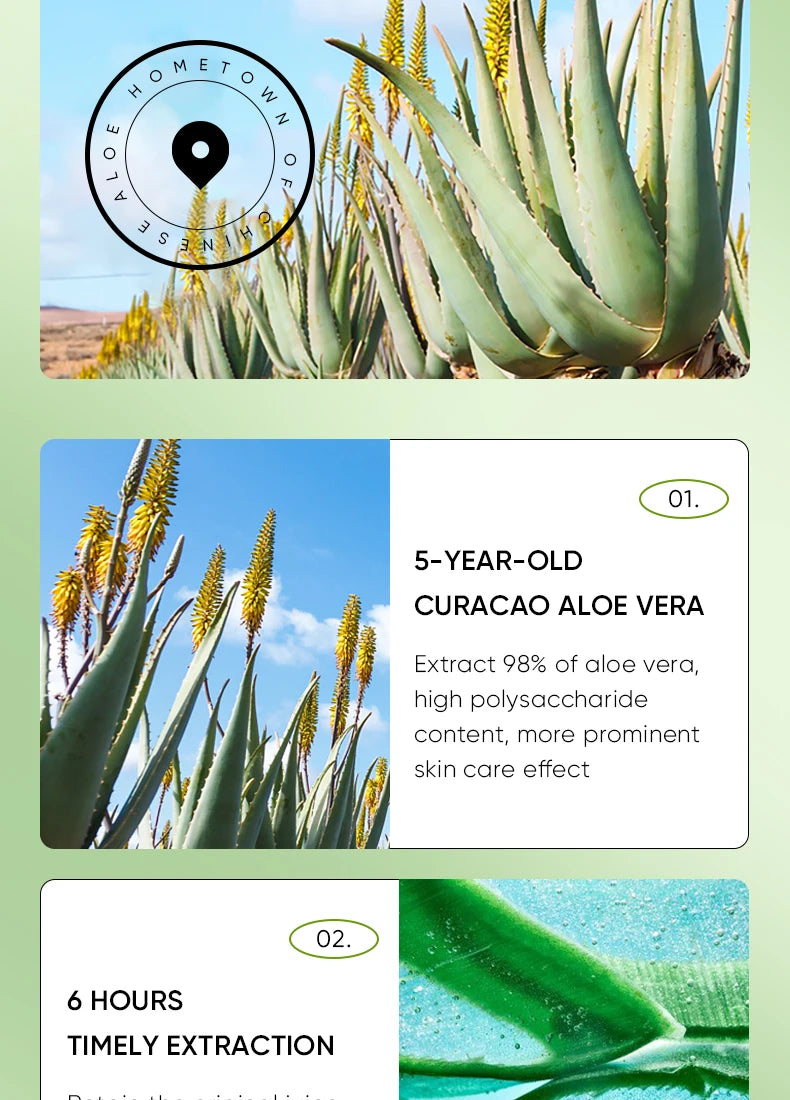 20pcs/box SADOER Aloe Vera Masques faciaux de sommeil Visage Hydratant Hydratant Blanchiment Anti-rides Masque Soins de la peau