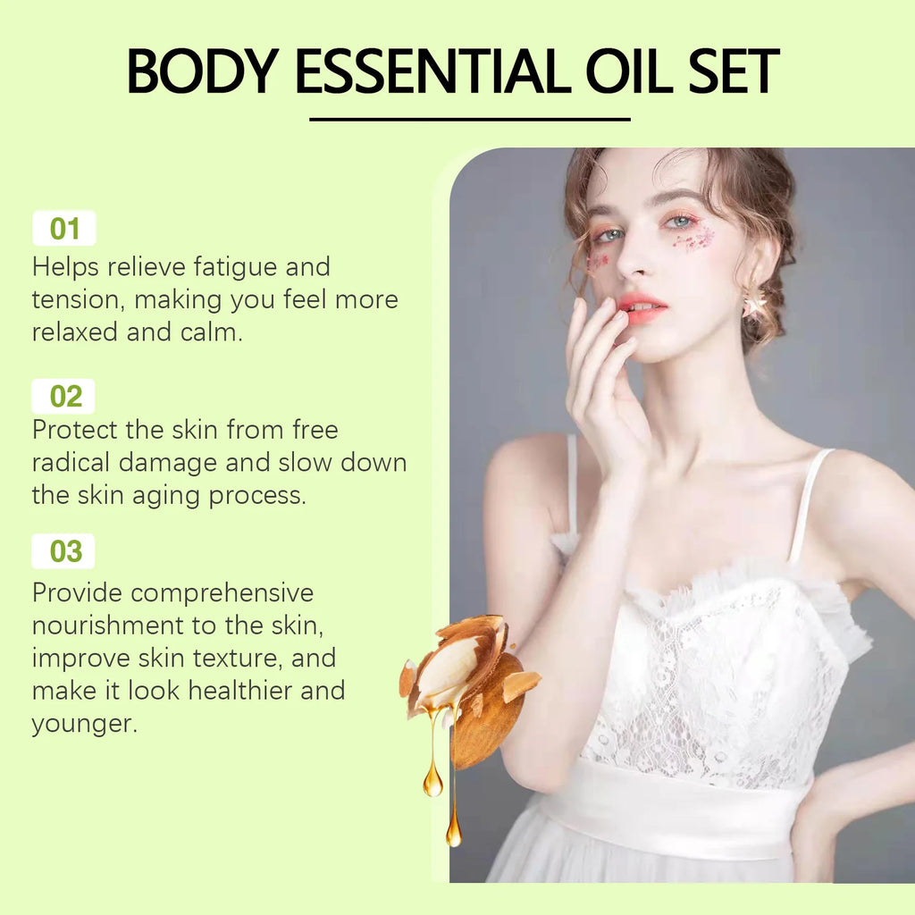 Huile Corporelle Relaxante - Massage Anti-Douleurs Musculaires Raffermissante