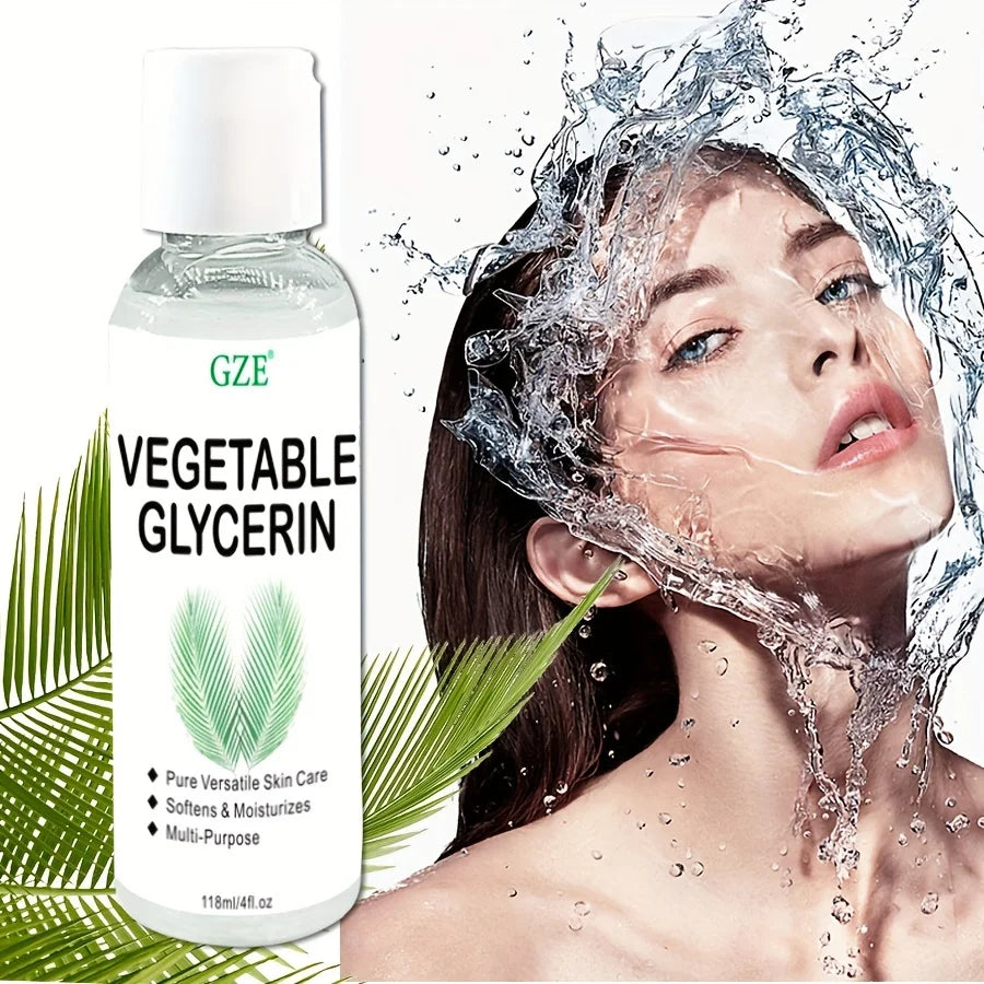 GZE Glycérine Végétale 100% Pure Soin Polyvalent Adoucissant Hydratant Multi-Usage
