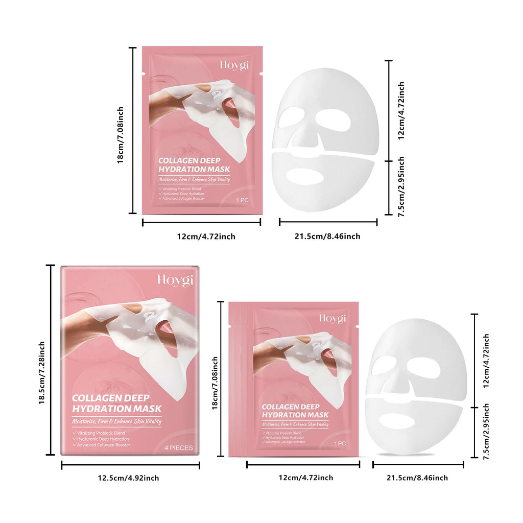 Masque Anti-Âge Collagène & Acide Hyaluronique