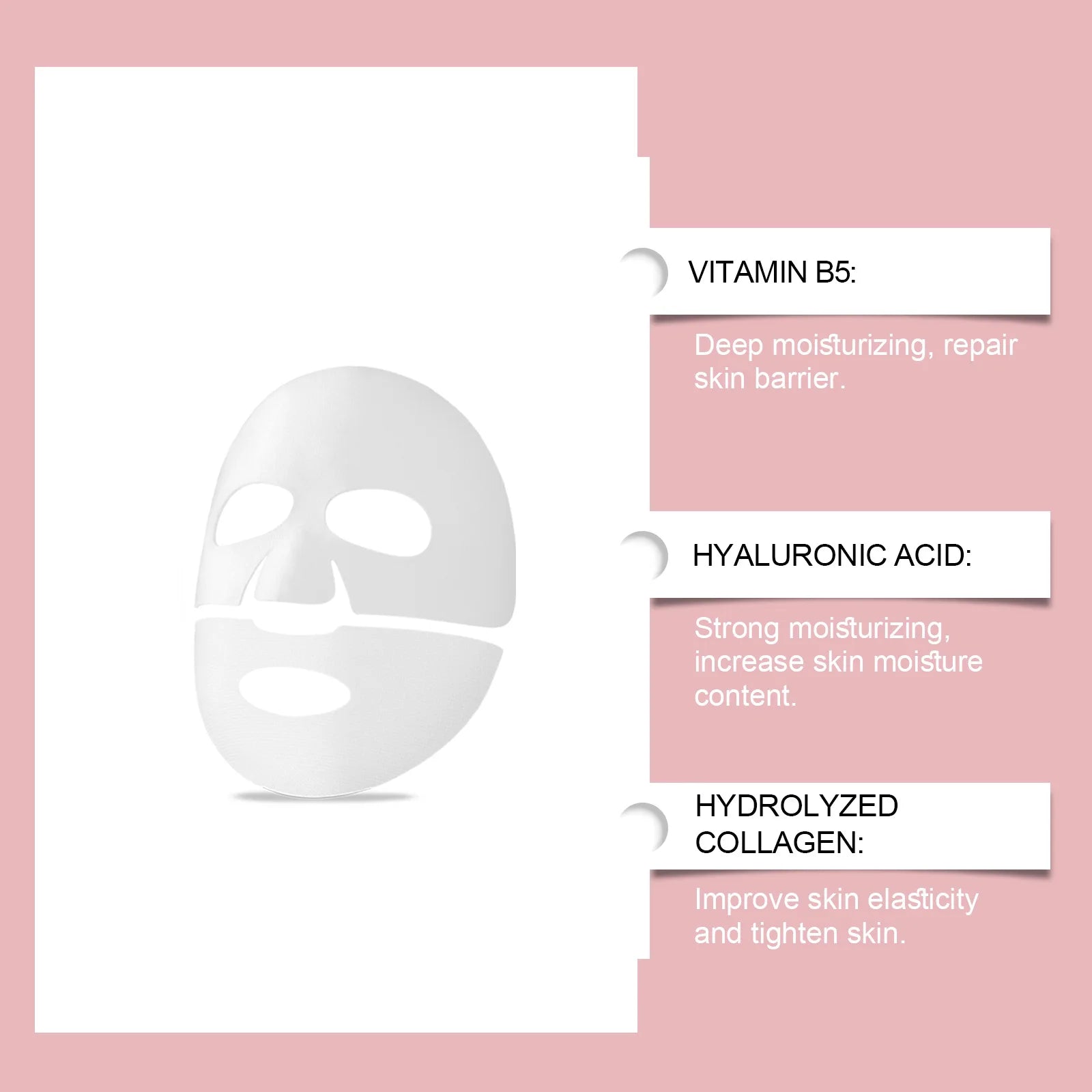 Masque Anti-Âge Collagène & Acide Hyaluronique