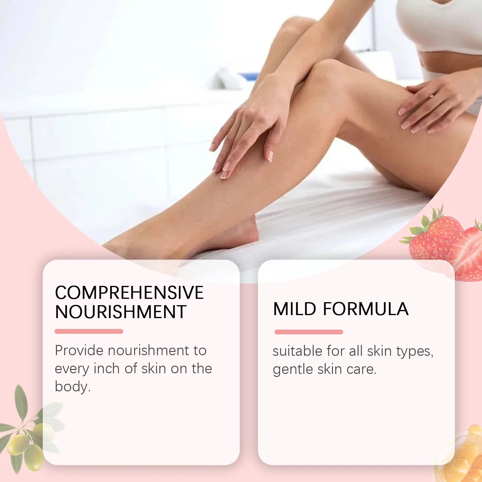 Huile Corporelle Vanille Chaude - Hydratante Nourrissante Anti-Sécheresse Spa