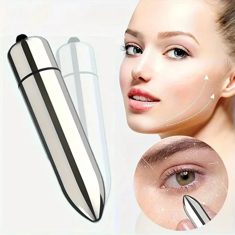 Portable Facial Massager - Eye & Face Vibrating Beauty Tool for Skincare Penetration Anti-Aging & Travel Use Fascia Tools